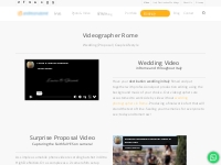 Wedding Video Rome | Destination Wedding Videographers Italy