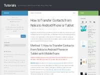 6 Ways to Transfer Contacts from Nokia to Android