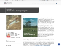   	The Arkansas Heritage Program