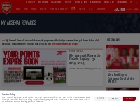 My Arsenal Rewards | Arsenal.com
