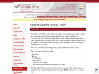 Privacy Policy - Assured Stairlifts for Reconditioned Stair Lifts | Se