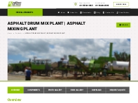 Asphalt Drum Mix Plant - Stationary Asphalt Plants