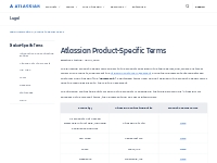  Product-Specific Terms | Atlassian