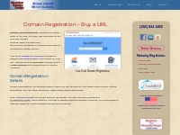 Domain registration service - low cost URLs