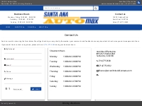 Contact us | Auto Max Of Santa Ana 16292 S Harbor Blvd Santa Ana, Cali