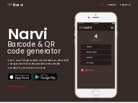 Narvi - Barcode & QR code generator