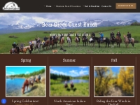 Montana Dude Ranch Vacations | Bear Creek Guest Ranch
