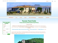 Tuscany travel guide Tuscany tourist information Visitors  Guide to Tu