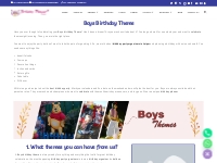 Birthday Party Themes For Boys In Delhi | Best Boys Themes Party Ideas