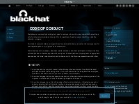 Black Hat | Code of Conduct