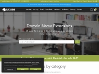 Choose from over 400 Domain Name Extensions | Blacknight