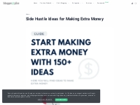 Side Hustle Ideas for Making Extra Money - BloggerSpice: SEO Training 