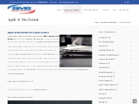 Apple   Mac Rental | BMS Computer   AV Rentals