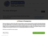 For Jeep Wrangler Archives - Brake Pad Boss