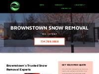 Snow Removal Service Brownstown, MI