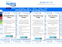 Affordable Website Design and Professional Logo Design for $150