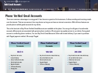 Buy Phone Verified Gmail Accounts - 100% Instant Delivery- Cheap
