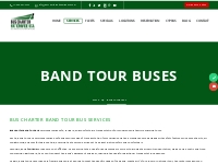 Band Tour Bus Rental | Bus Charter Nationwide USA