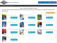 Order Online Card label maker software - BusinessBarcode