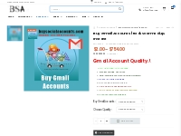 Buy Gmail Accounts - USA, UK, PVA | Cheap
