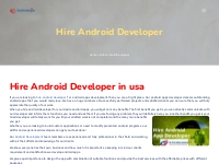 Hire Android Developer | C4i Technologies Inc | Mobile Apps Developmen