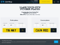 Number Plate Maker - Design Your Own Custom UK Number Plate