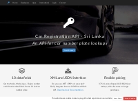 Car Registration API (Sri Lanka)- Sri Lankan car registration lookups