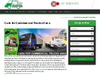 Cash for Commercial Trucks Vans Brisbane- Cash4trucksbrisbane.com.au