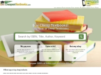 Buy Cheap Textbooks - CheapestTextbooks.com