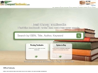 Rent Cheap Textbooks - CheapestTextbooks.com