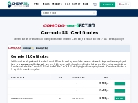 Comodo SSL Certificates at $3.00 only | Cheapest Price Guarantee