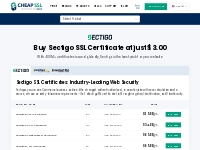 Cheap Sectigo SSL Certificate only at $3.00 | Multi-Domain Safety