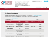 Available Contracts | Choice Partners Cooperative