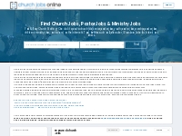 Church Jobs Online | Church Staffing for Pastor Jobs, Ministry Jobs