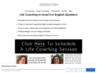 Life Coaching in Israel - Claude Massey Consulting
