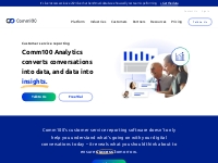 Customer Service Reporting   Analytics | Data Insights | Comm100