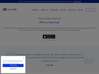 iPhone Chat Software - Comm100 Live Chat