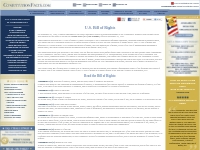 Learn About the United States (U.S.) Bill Of Rights & More | Constitut