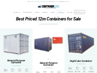 Best Priced 12m Containers for Sale and Rental ?