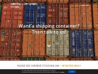 Shipping Containers Stock