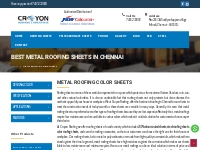 Metal / Steel Roofing Sheets | JSW Colour Coated Sheets Price List
