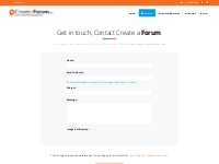 Create A Forum - Contact