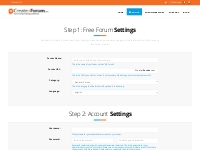 Create a Forum - Free Forum Sign Up 100% free to Use Forum Hosting wit
