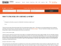 What Is The Role of a Defence Lawyer? Criminal Law Perth