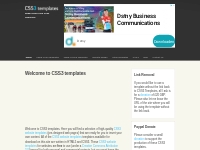 CSS3 Templates | FREE HTML5 and CSS3 Templates