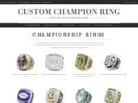 Custom championship rings from your idea - Custom Champion Ring