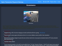 Ecommerce - Cyber Transaction Payment Gateway