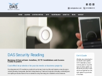 Alarm, CCTV   Access Control Installers - DAS Security Systems Reading