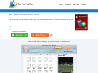 Mac data recovery for Mobile Phone recover mobile device photo video
