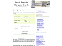 Alabama Death Records Search : Alabama Obituary Record Search at Death